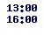 13.00-16.00,  