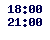 18.00-21.00,  