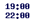 19.00-22.00,  
