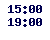 15.00-19.00,  