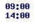 09.00-14.00,  