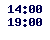 14.00-19.00,  