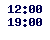 12.00-19.00,  