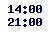 14.00-21.00,  