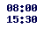 08.00-15.30,  