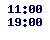 11.00-19.00,  