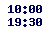 10.00-19.30,  