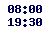 08.00-19.30,  