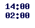 14.00-02.00,  