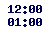 12.00-01.00,  