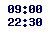 09.00-22.30,  