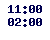 11.00-02.00,  