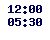 12.00-05.30,  